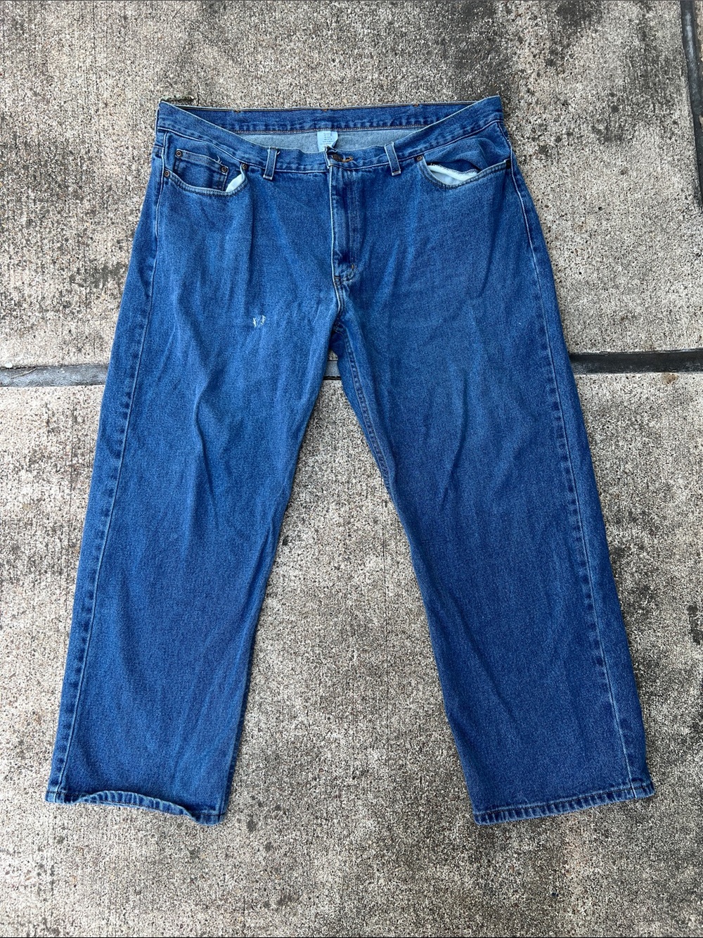 Classic Men's Blue Denim Jeans